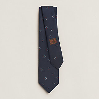 Petales tie - Blue | Hermès Mainland China